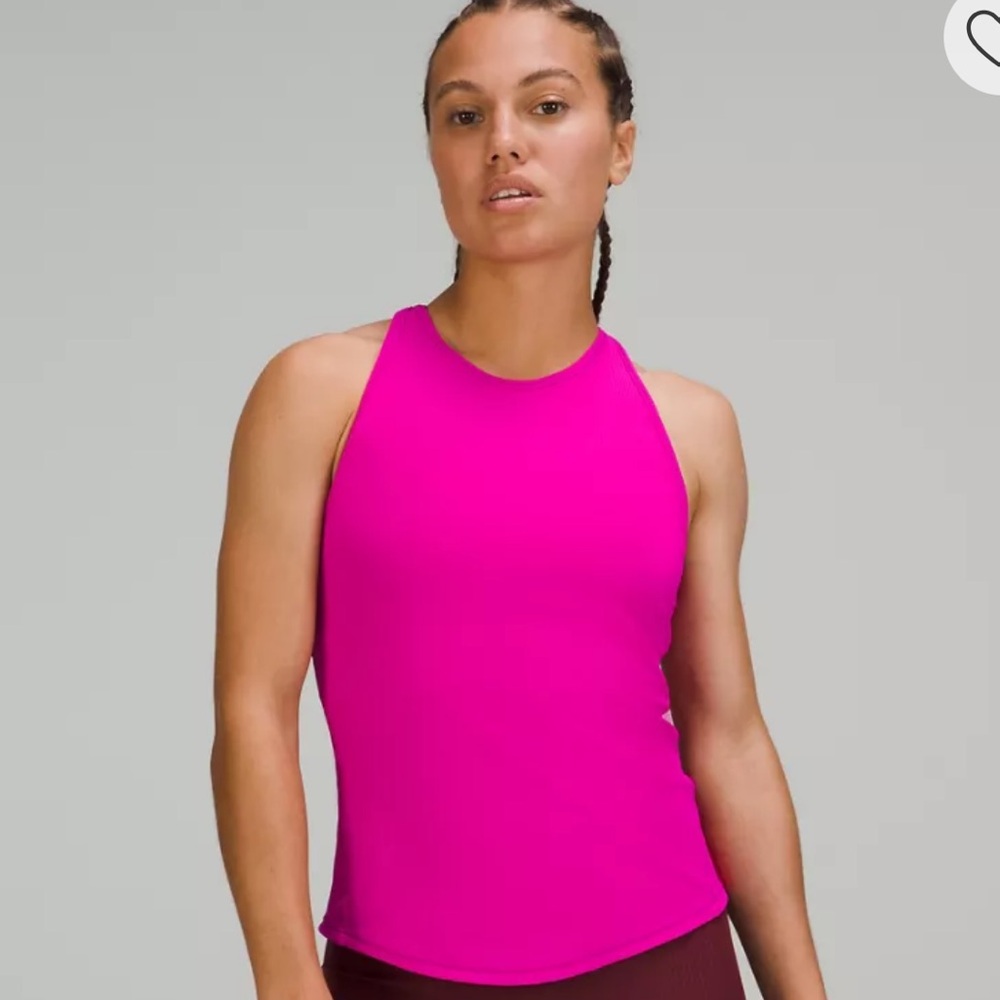 NWOT Lululemon base pace ribbed tank size 4